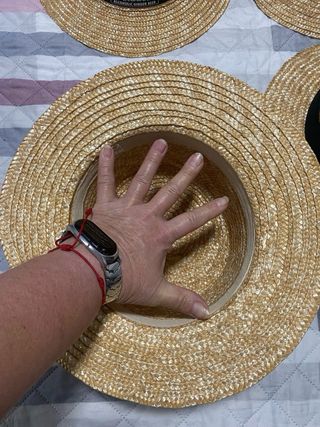 Sombrero de paja Crabbie's para adulto