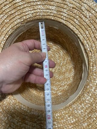 Sombrero de paja Crabbie's para adulto