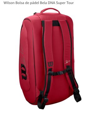 Bolsa pádel Wilson Bela DNA Super Tour Roja