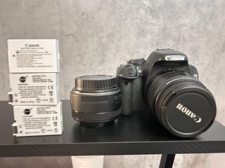 Canon EOS 550D + 2 Lentes + 3 Baterías
