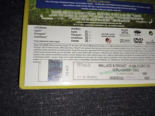 DVDs Infantis Wallace & Gromit Usados