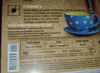 DVDs Infantis Wallace & Gromit Usados