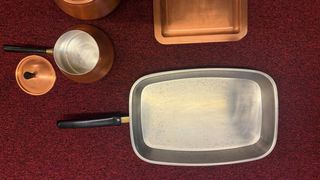 Juego cobre antiguo cocina