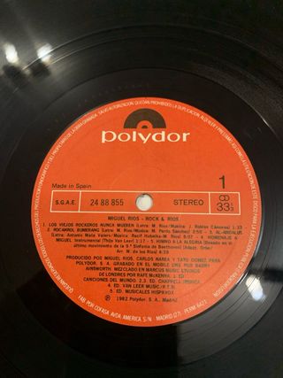 Vinilo Rock & Rïos En Directo