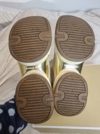 Michael Kors Chunky Sneakers Silver Glitter – With