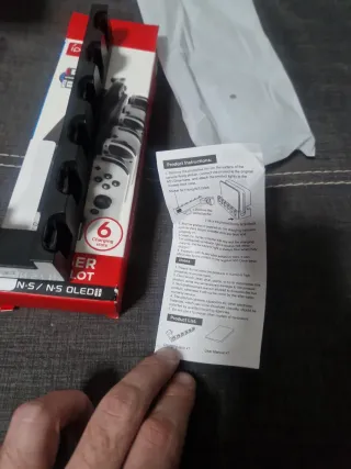 Cargador Ipega 6 Slots N-S/N-S OLED