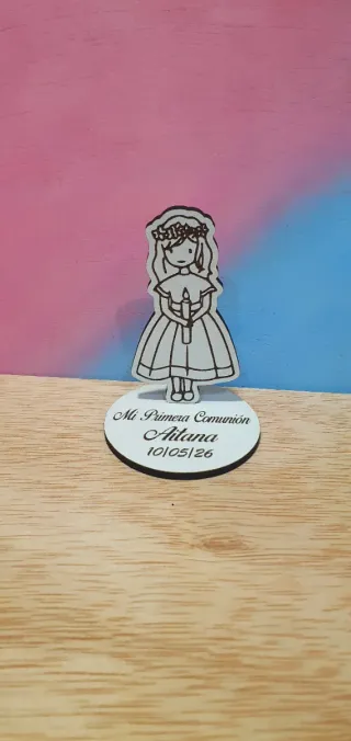 Recuerdo Comunión Madera Personalizado