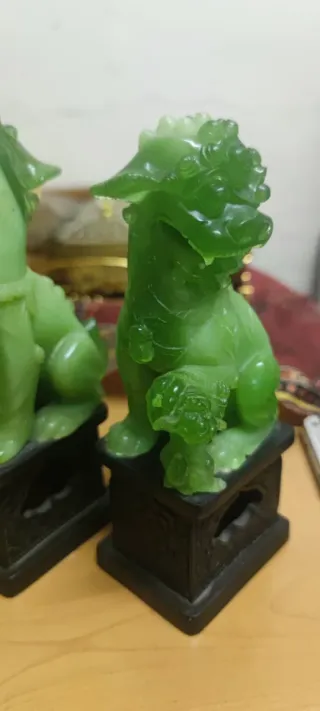 2 Sculture Cinesi Verdi