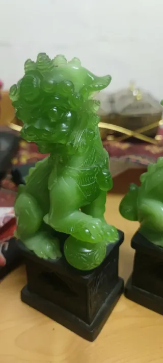 2 Sculture Cinesi Verdi