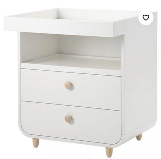 Cuna infantil convertible y cambiador a conjunto