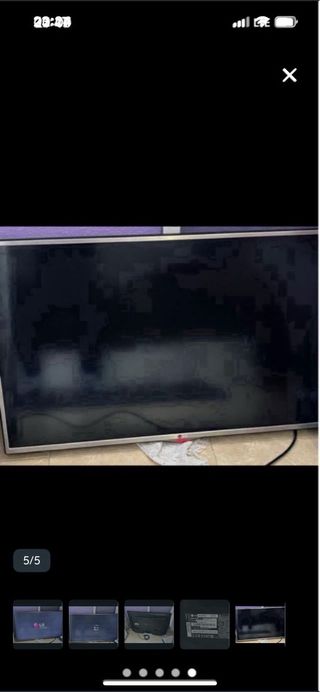 TV LG 42 Negra
