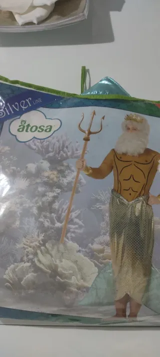 Disfraz Neptuno Atosa Talla Única