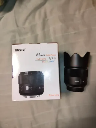 Objetivo Meike 85mm F/1.8 Full-Frame para canon EF