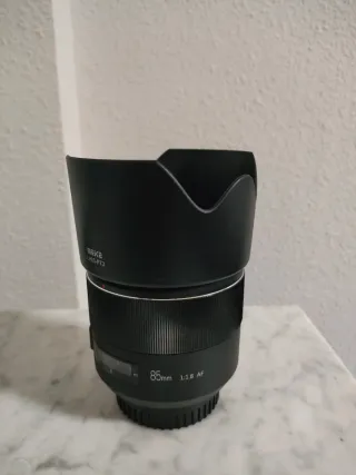 Objetivo Meike 85mm F/1.8 Full-Frame para canon EF