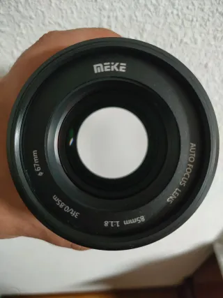 Objetivo Meike 85mm F/1.8 Full-Frame para canon EF