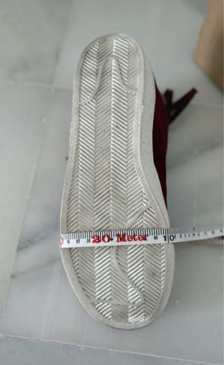 Zapatillas Makarthy Hombre T42 Burdeos Ante