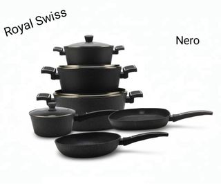 Set nuivo batteria di pentole per cucina 2 colori