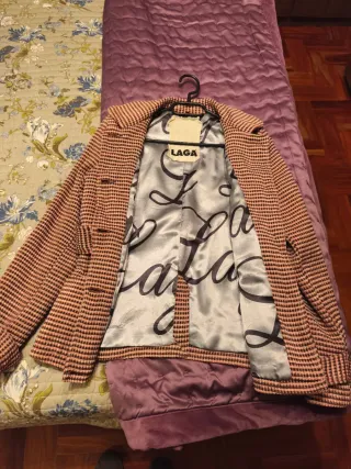 Chaqueta tipo inglesa paño abrigado