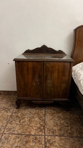 Conjunto de habitación rústica madera