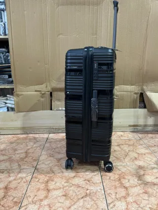 Juego 3 Maletas Polipropileno Negras