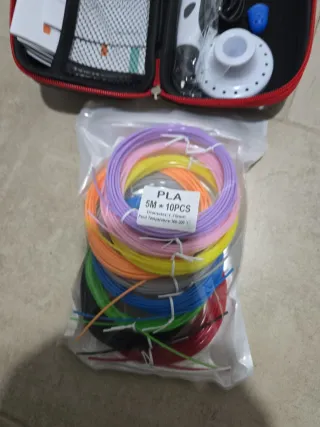 Lápiz 3D con filamento PLA nuevo