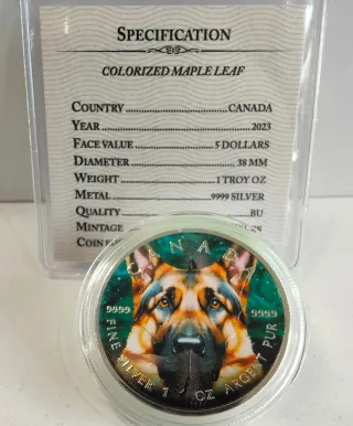 Moneda Canada 2023 1 Oz Plata Pura