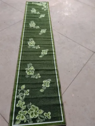 Tappeto cucina runner verde 2.80m