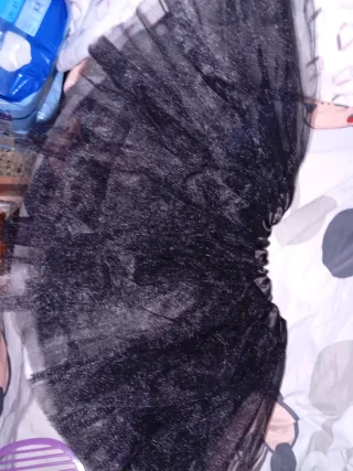 Falda Tutú Talla Única Negra.