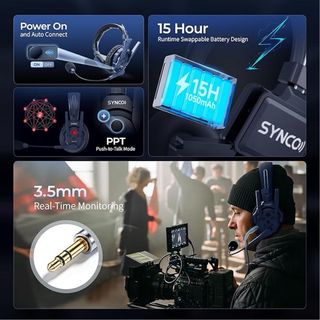 Pack 2 Cascos Inalámbricos SYNCO SIN ESTRENAR