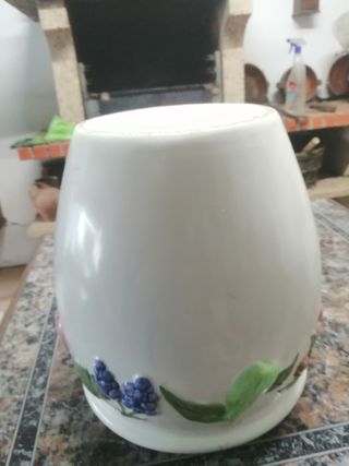 Jarra Grande Cerâmica Frutas