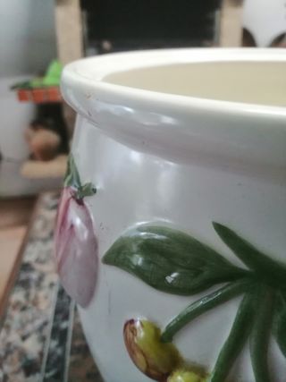 Jarra Grande Cerâmica Frutas