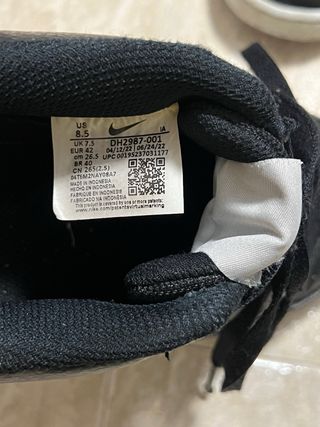 Zapatillas Nike Court Vision Negras