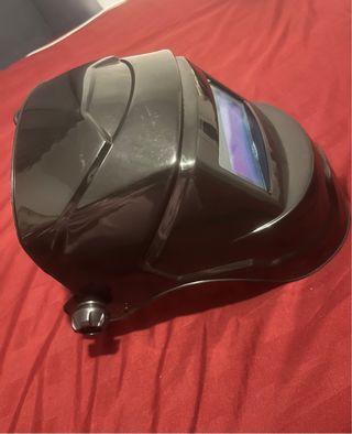 Máscara de soldadura negra de plastico fuerte