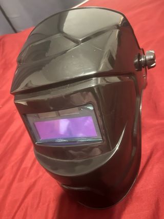 Máscara de soldadura negra de plastico fuerte