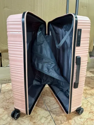 Juego 3 Maletas Polipropileno Rosa