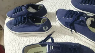 Zapatillas Fred Perry Azul, n- 38 2 pares
