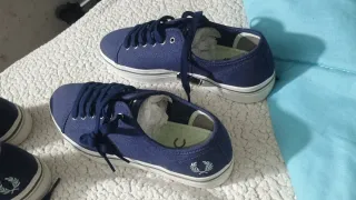 Zapatillas Fred Perry Azul, n- 38 2 pares