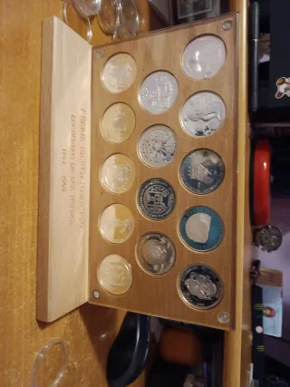Set Monedas Plata I Serie Iberoamericana