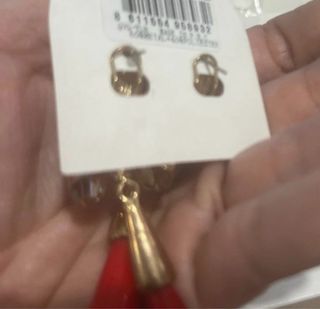 Pendientes flamenca WALINA rojos