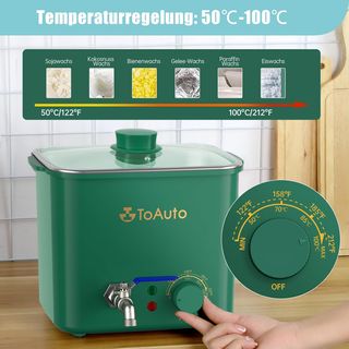 Olla Cera Velas ToAuto Verde