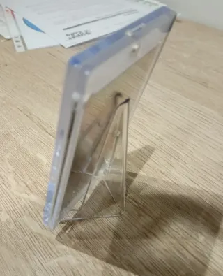 Soporte expositor transparente