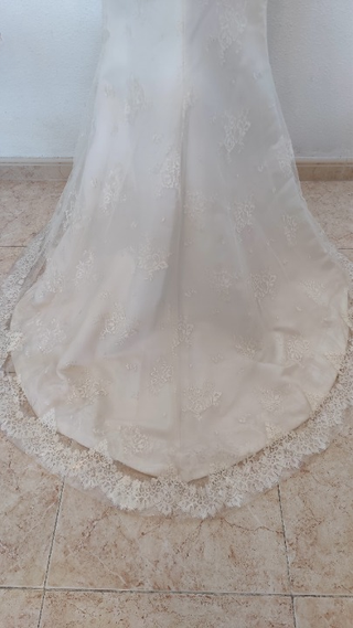 Vestido de Novia Vintage Beige Rail Novias