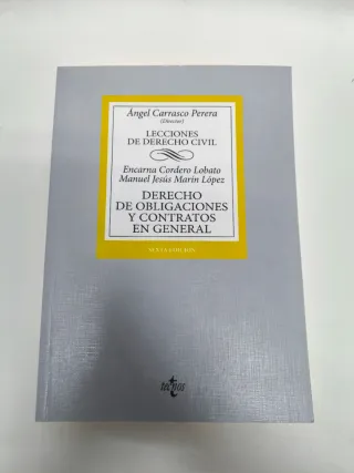 Derecho de obligaciones y contratos en general:...
