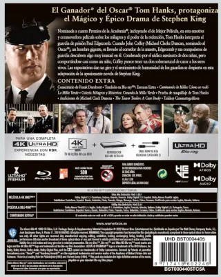 La Milla Verde Steelbook 4K Precintada