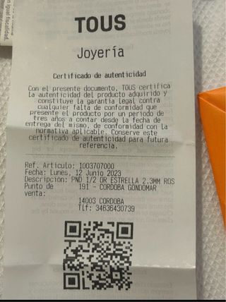 Pendiente Tous Estrella Oro y Diamantes