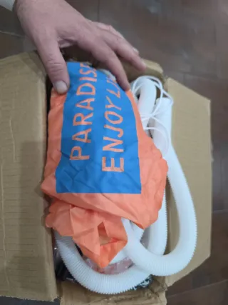 Piscina Infantil Plegable 2.60m + Bomba