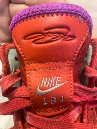 Scarpe Nike Lebron Rosse e Azzurre