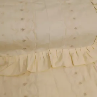 Colcha cuna y carrito bordada vintage