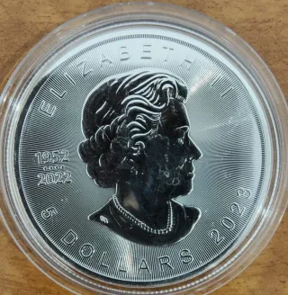 Moneda Plata Canadá León Blanco 1 oz 2023