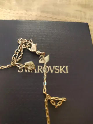 Collana Swarovski Argento con Ciondoli Cristallo
